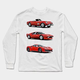 Modena Italian Evolution Cartoon Long Sleeve T-Shirt